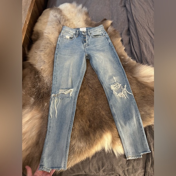 FRAME le original skinny 💯 cotton  EUC wore maybe 2 times! - Picture 5 of 8